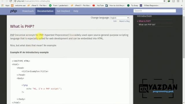 01 - Introduction of PHP | PHP and MYSQLI for beginers | Hindi / Urdu | Yazdan Haider смотреть онлайн