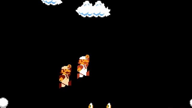 [NES] Super Mario Bros - 2Players Co-op(Hack) Longplay