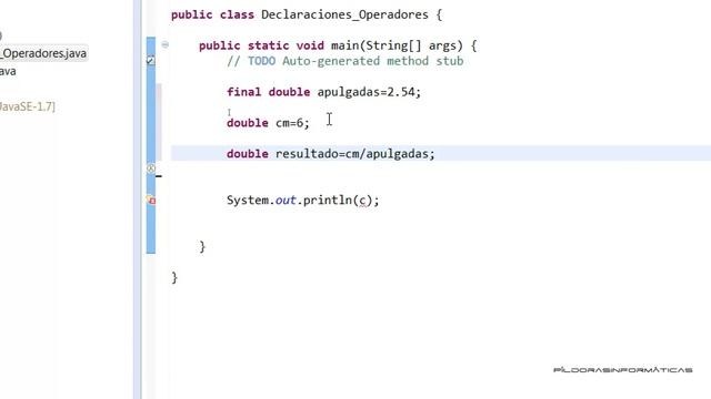 Curso Java. Estructuras principales V. Constantes y Operadores II. Vídeo 8 смотреть онлайн
