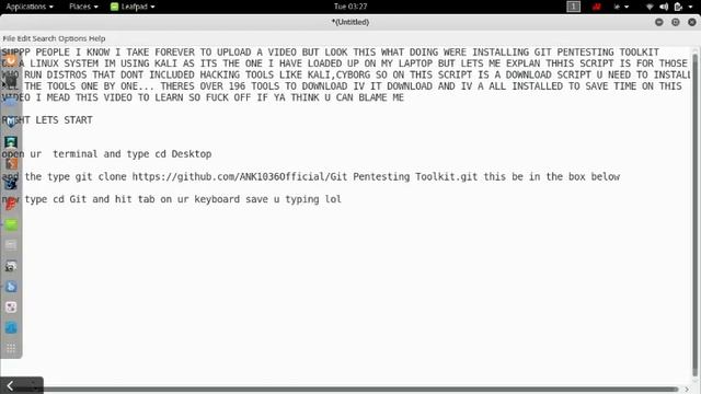 install hacking tools on any linux system смотреть онлайн