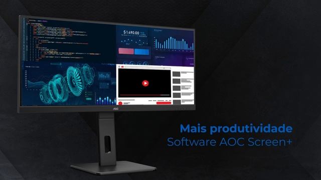 Monitor AOC Q34P2 смотреть онлайн