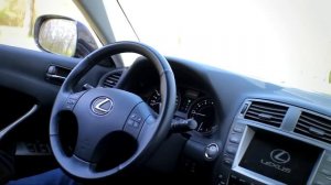 Lexus IS250 with Engine Start/Stop Auto Folding Mirrors