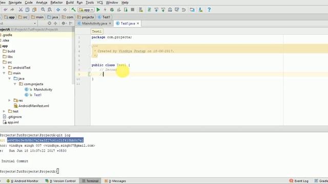 Git Commit Tutorial (Hindi) смотреть онлайн
