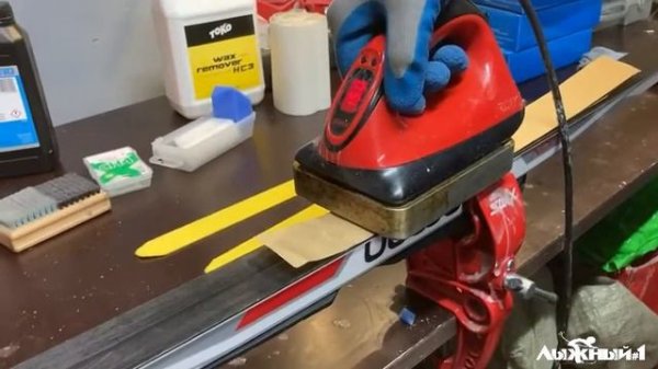 Замена камуса на беговых лыжах в Лыжный#1