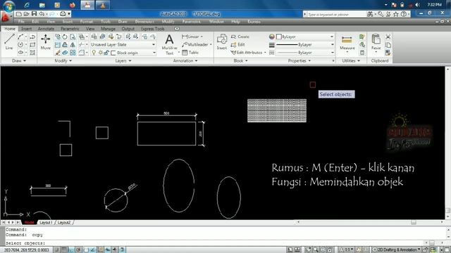 FUNGSI TOOLS DI AUTOCAD - AUTOCAD TUTORIAL смотреть онлайн