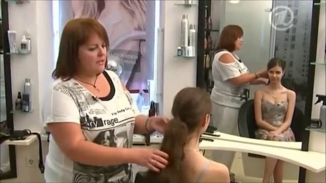 Хвост из кос Красивая Прическа для тонких волос смотреть онлайн