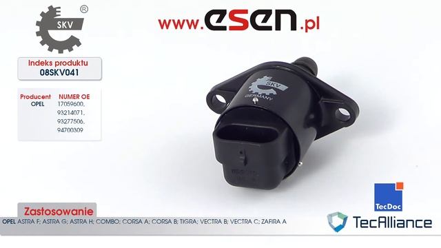 Silniczek krokowy OPEL ASTRA OPEL VECTRA OPEL CORSA OPEL ZAFIRA A OE 17059600 93214071 93277506 смотреть онлайн