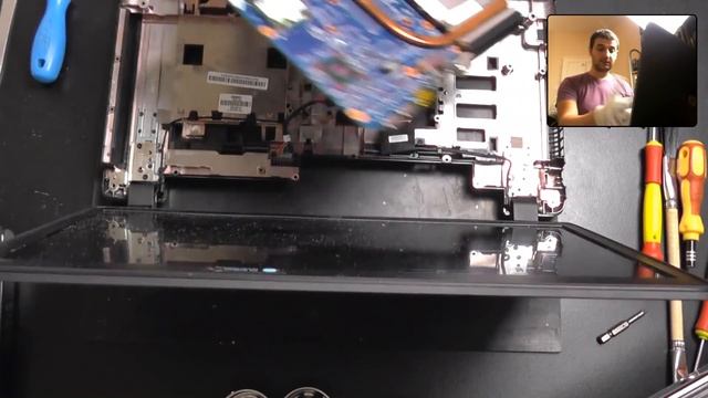 HP 450 G1 I7 HOW TO OPEN AND CLEAN - OVERHEATING смотреть онлайн