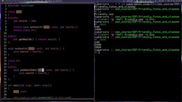 C++ понятный курс для начинающих. #34 ООП #5. Дружественные функции и классы. смотреть онлайн