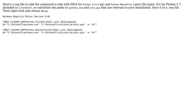 Python IDLE disappeared from the right click context menu (3 Solutions!!) смотреть онлайн