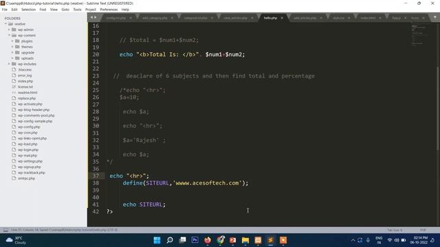 PHP Constant Variable Tutorial / PHP Tutorial In 2022 #6 смотреть онлайн
