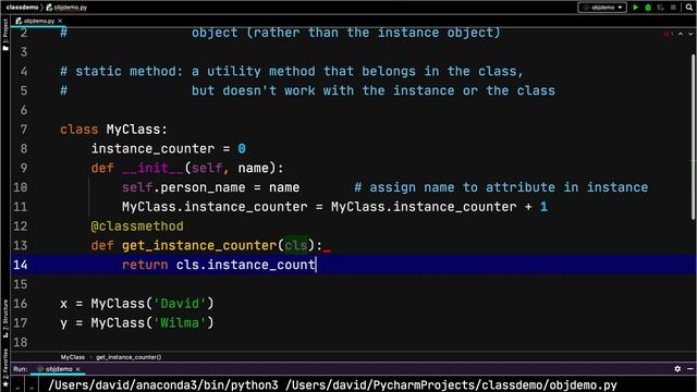 Classes 5: @classmethod and @staticmethod смотреть онлайн