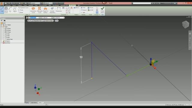 How to 3D Sketch | Autodesk Inventor смотреть онлайн