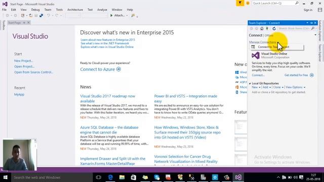 Технологии проектирования приложений Тема урока: Подключение к Team Foundation Serveпреподавателя: смотреть онлайн