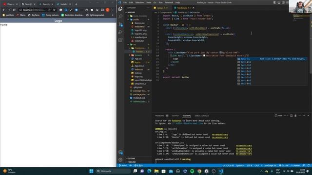COMO crear un NAVBAR BASICO con REACT JS | TAILWIND CSS & REACT JS смотреть онлайн