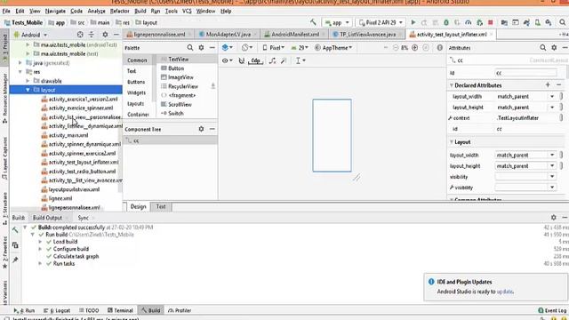 Dev Mobile : LayoutInflater - Méthode inflate смотреть онлайн