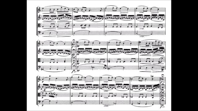 Franz Schubert - String Quartet No.13, D 804 "Rosamunde" (with score) смотреть онлайн