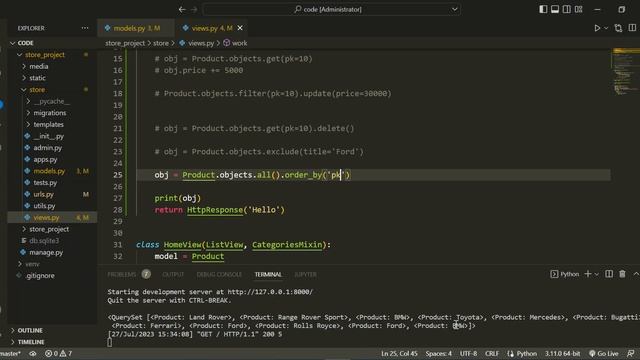 Django с нуля. Урок №27. Django ORM. QuerySet API смотреть онлайн