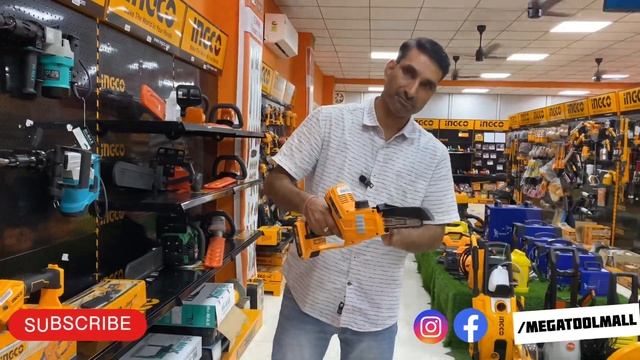 Ingco Tools Explain -mini Chain Saw (CGSLI2068) And Vacuum Cleaner (CVLI2001) By Mega Tool Mall