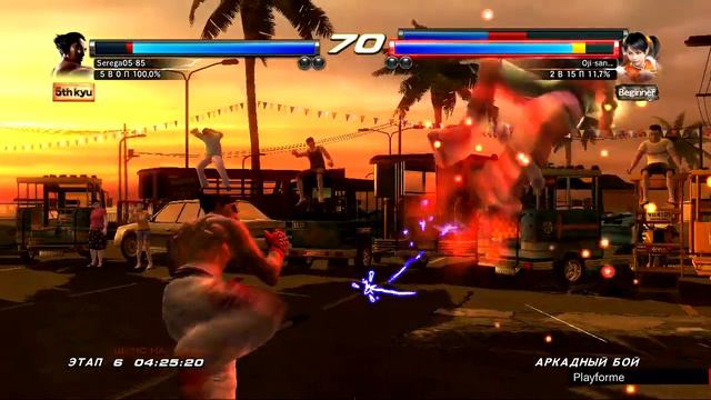Kazuya (Tekken Tag Tournament 2) Walkthrough arcade mode and ending cutscenes. смотреть онлайн