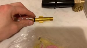 Пеногенератор с AliExpress за 1000 руб, распаковка, для мойки Champion.