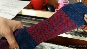 Носки и гольфы на вязальной машине. Делюсь схемами. Показываю, как вяжу.