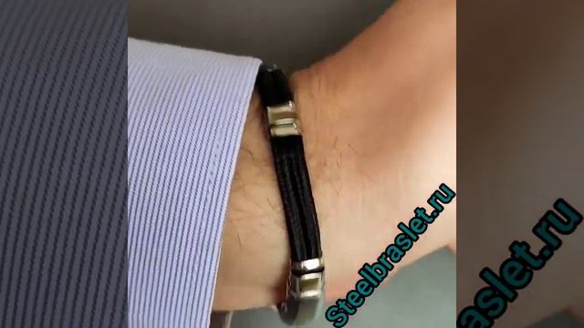 Zancan ESB 059 R NE браслет мужской из кевлара с вставкой золота смотреть онлайн