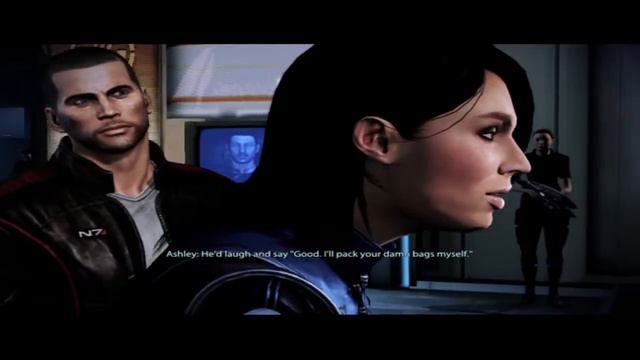 Mass Effect 3 - Dinner (Ashley Romance) смотреть онлайн
