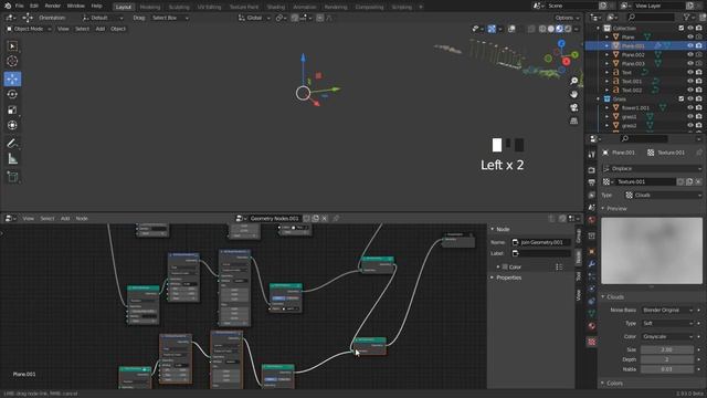 Creating Grass with Geometry nodes Blender Tutorial смотреть онлайн