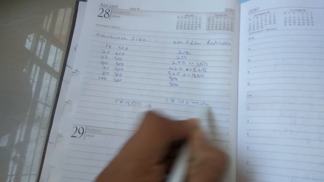 RO Flow Restrictor value calculation смотреть онлайн