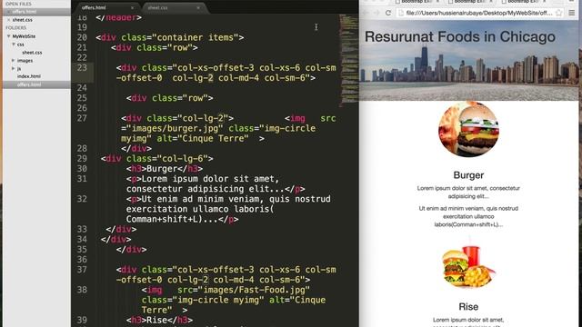 9- BootStrap| nested rows and media смотреть онлайн