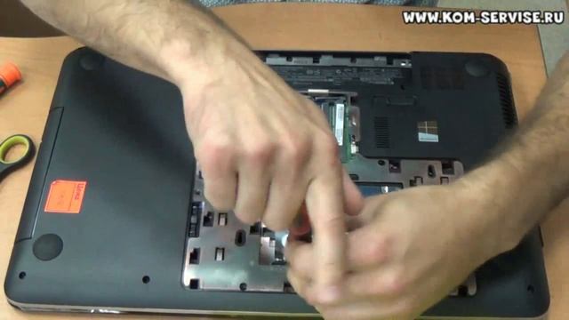 Инструкция по замене памяти, WI FI, жесткого диска и DVD RW ноутбука HP 17-e060sr