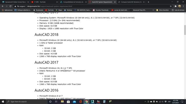 QUE AUTOCAD INSTALAR ? || QUE VERSION ME CONVIENE ? смотреть онлайн