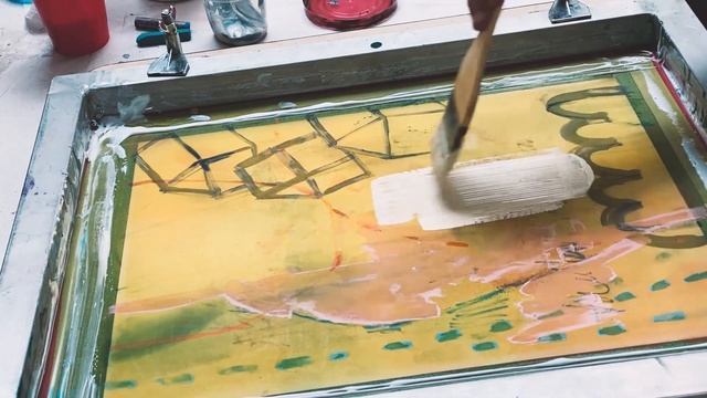 Painted Screen Prints: monotype printmaking day смотреть онлайн