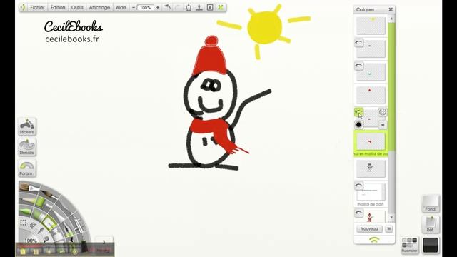 Principe d'utilisation des calques dans un logiciel de dessin ou retouche d'image смотреть онлайн