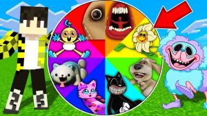 Нашёл колесо фортуны ЧЕЛОВЕК ЗА ОКНОМ КОШКА ГУСЕНИЦА ГОВОРЯЩИЙ БЕН ДЕЙЗИ КОНФЕТНЫЙ КОТ в майнкрафт !