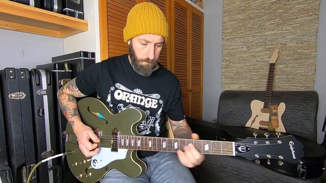 Epiphone Casino Worn Olive Drab - Coolest Epi Casino Yet?