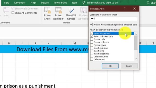 Disable Copy Paste in Excel 2019 смотреть онлайн