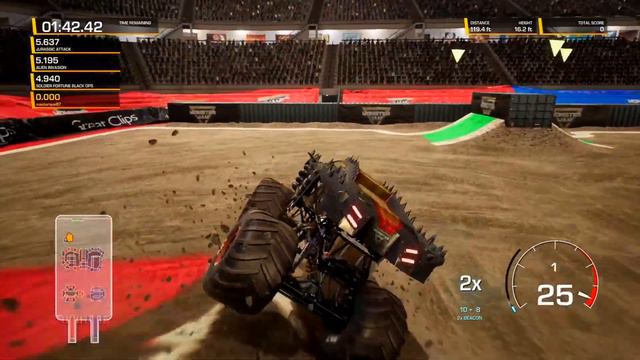 Monster Jam Steel Titans 2 8 Truck Freestyle Orlando Florida смотреть онлайн