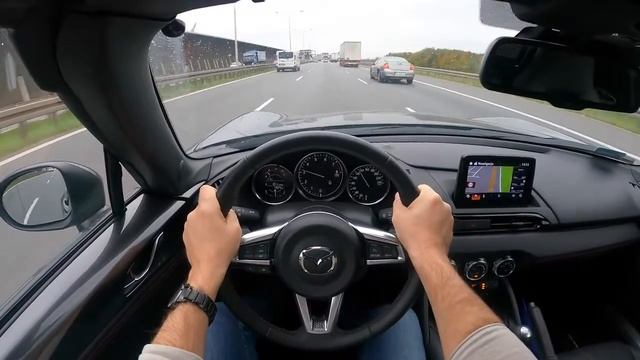 2020 Mazda MX 5 IV 2 0 SKY G 184 HP POV Test Drive смотреть онлайн