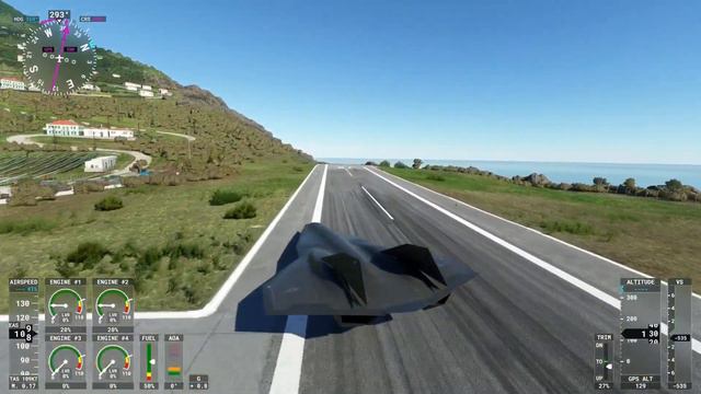 MSFS - Top Gun Maverick Darkstar VS World's Shortest Runway смотреть онлайн