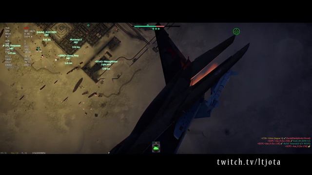 Deadly combo: AMX-40 & Jaguar A (War Thunder) смотреть онлайн