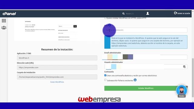 Cómo descargar WORDPRESS desde mi hosting WEBEMPRESA смотреть онлайн
