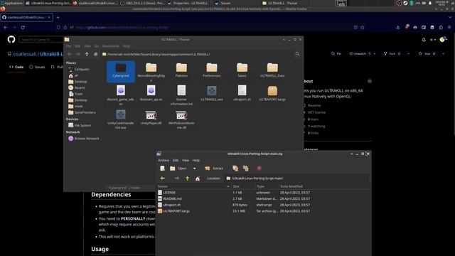 ULTRAKILL on Linux Natively смотреть онлайн