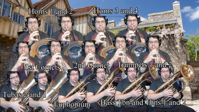 Second Suite in F Gustav Holst Full Brass #tuba #trumpet #frenchhorn #euphonium #trombone смотреть онлайн