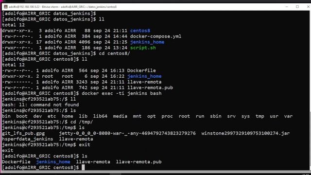 Conexión Vía SSH entre Contenedores Jenkins y OpenSSH Utilizando Llave Privada смотреть онлайн