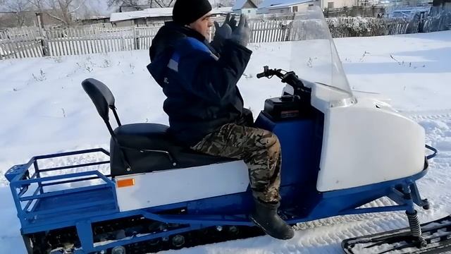 Обзор самодельного снегохода смотреть онлайн