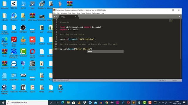 reading data (from wikipedia)through system voice || python ||pywin32 смотреть онлайн