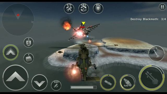 Gunship Battle: NH-90 helicopter. gameplay. смотреть онлайн