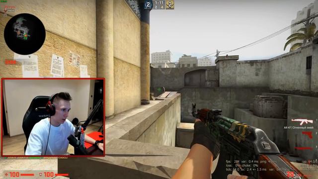 ЭТО САМЫЙ ИДЕОТСКИЙ ТИММЕЙТ В ММ 2 НА 2 ! - CS:GO / КС:ГО смотреть онлайн